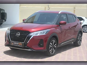 Nissan  Kicks  2024  Automatic  6,000 Km  4 Cylinder  Front Wheel Drive (FWD)  SUV  Red  With Warranty