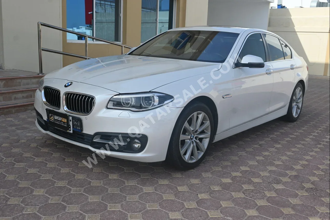 BMW  5-Series  528i  2014  Automatic  170,000 Km  4 Cylinder  Rear Wheel Drive (RWD)  Sedan  White