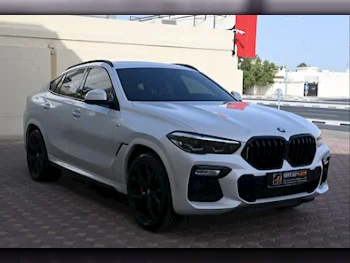 BMW  X-Series  X6 40i  2022  Automatic  79,000 Km  6 Cylinder  Four Wheel Drive (4WD)  SUV  White  With Warranty