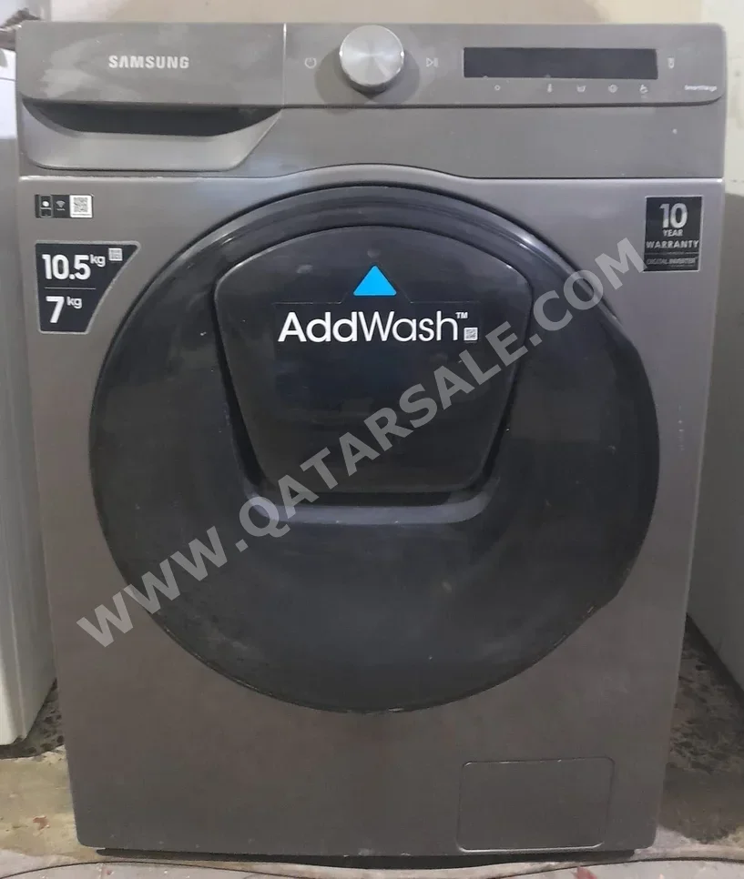 Washing Machines & All in ones Samsung /  Front Load Washer  Gray  Wi-Fi Connected