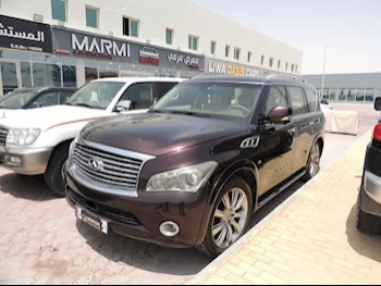  Infiniti  QX  80  2014  Automatic  220,000 Km  8 Cylinder  Four Wheel Drive (4WD)  SUV  Violet  With Warranty