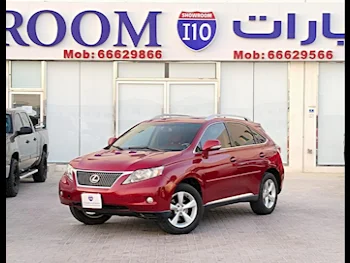 Lexus  RX  350  2010  Automatic  162,000 Km  6 Cylinder  Four Wheel Drive (4WD)  SUV  Red
