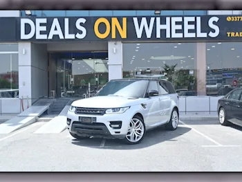 Land Rover  Range Rover  Sport Autobiography  2015  Automatic  65,000 Km  8 Cylinder  Four Wheel Drive (4WD)  SUV  Silver