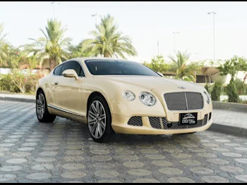 Bentley  GT  Speed  2013  Automatic  62,000 Km  12 Cylinder  All Wheel Drive (AWD)  Coupe / Sport  Beige