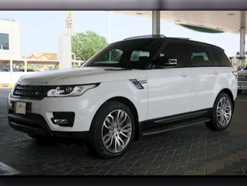 Land Rover  Range Rover  Sport  2016  Automatic  130,000 Km  8 Cylinder  Four Wheel Drive (4WD)  SUV  White