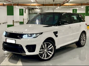Land Rover  Range Rover  Sport SVR  2016  Automatic  113,000 Km  8 Cylinder  Four Wheel Drive (4WD)  SUV  White