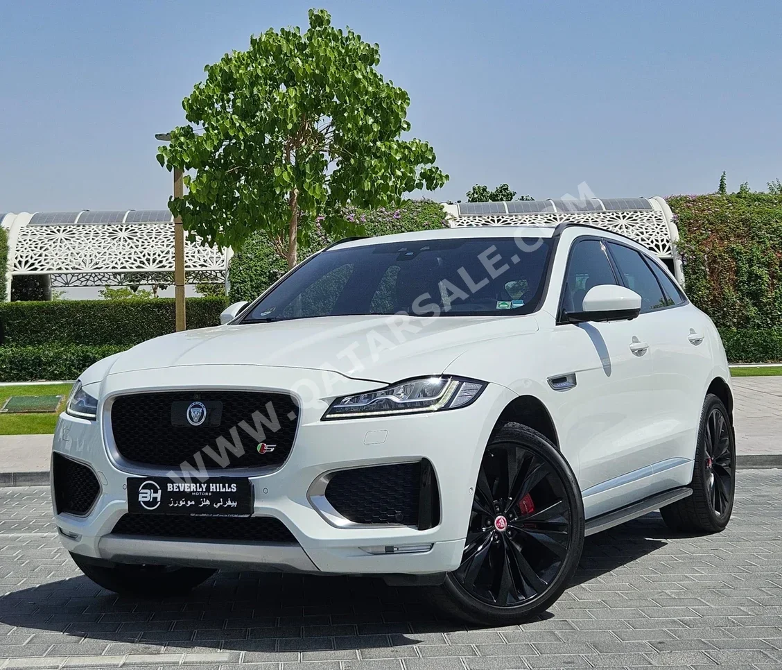Jaguar  F-Pace  S  2017  Automatic  111,590 Km  6 Cylinder  Four Wheel Drive (4WD)  SUV  White