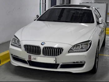 BMW  6-Series  650i  2013  Automatic  125,000 Km  8 Cylinder  Rear Wheel Drive (RWD)  Sedan  White  With Warranty
