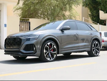  Audi  Q8  RS  2021  Automatic  44,000 Km  8 Cylinder  Four Wheel Drive (4WD)  SUV  Gray  With Warranty