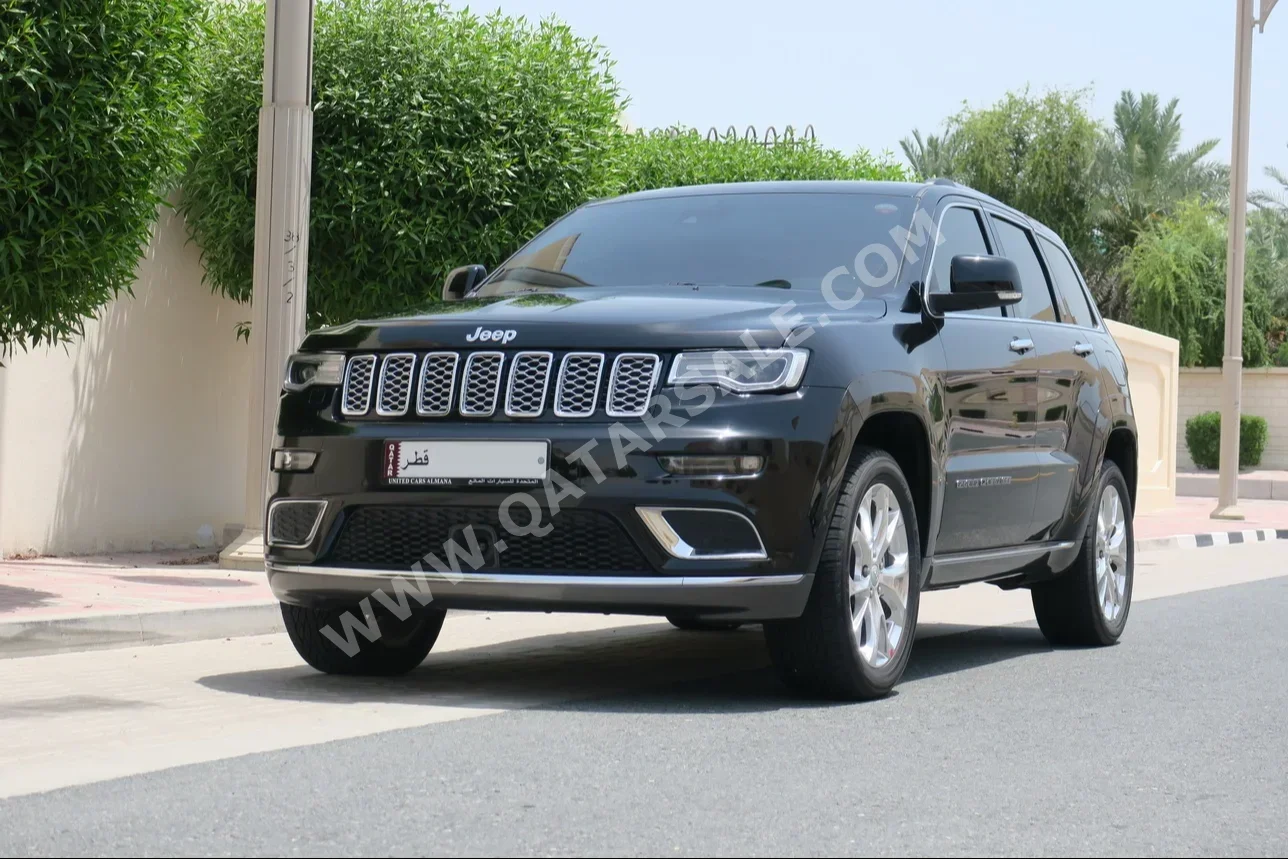 Jeep  Grand Cherokee  Summit  2021  Automatic  12,000 Km  8 Cylinder  Four Wheel Drive (4WD)  SUV  Black  With Warranty