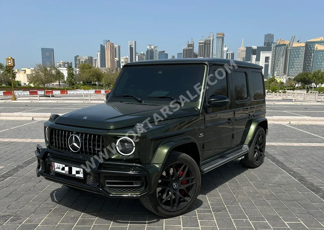 Mercedes-Benz  G-Class  63 AMG  2019  Automatic  80,000 Km  8 Cylinder  Four Wheel Drive (4WD)  SUV  Green