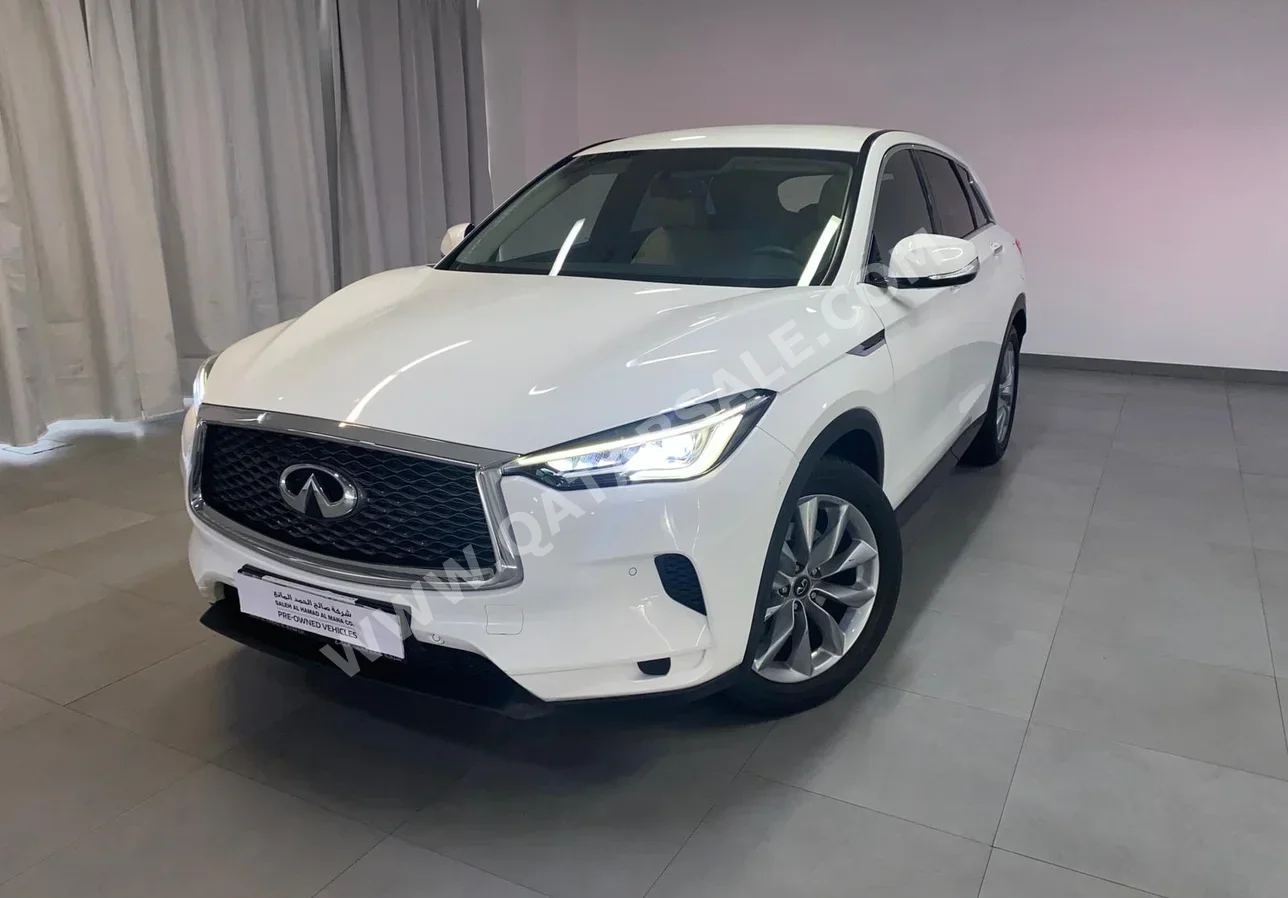 Infiniti  QX  50  2020  Automatic  16,000 Km  4 Cylinder  Front Wheel Drive (FWD)  SUV  White  With Warranty