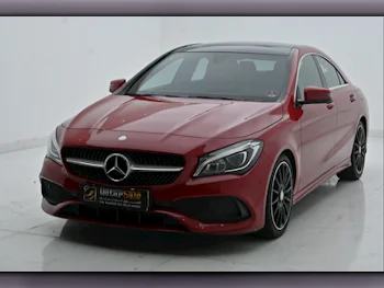 Mercedes-Benz  CLA  250  2017  Automatic  89,600 Km  4 Cylinder  Front Wheel Drive (FWD)  Sedan  Red