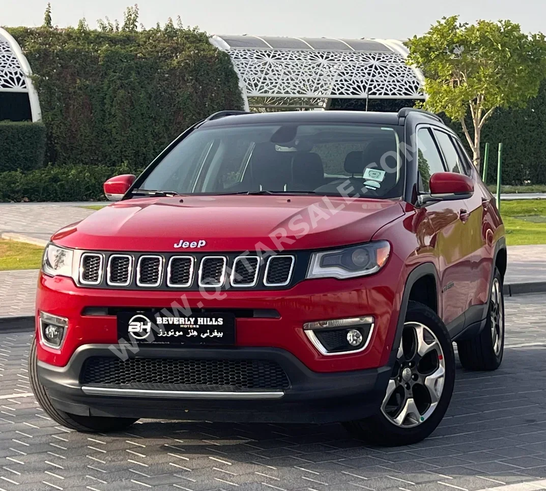 Jeep  Compass  Limited  2019  Automatic  52,109 Km  4 Cylinder  Four Wheel Drive (4WD)  SUV  Red