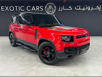 Land Rover  Defender  110 HSE  2022  Automatic  86,000 Km  6 Cylinder  Four Wheel Drive (4WD)  SUV  Red  With Warranty