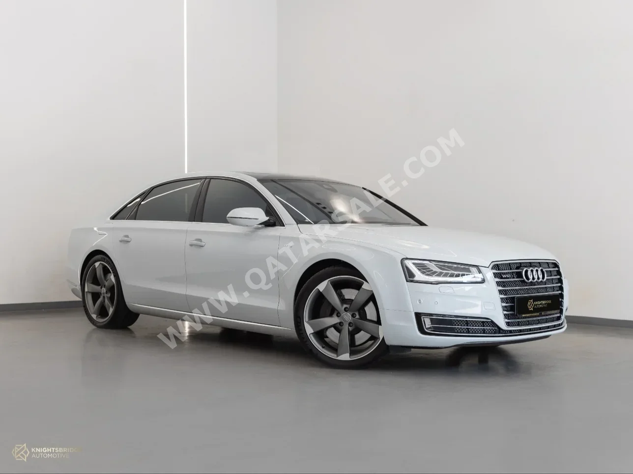Audi  A8  W12 Quattro  2015  Automatic  24,000 Km  12 Cylinder  All Wheel Drive (AWD)  Sedan  White