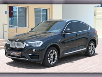 BMW  X-Series  X4  2017  Automatic  165,000 Km  4 Cylinder  Four Wheel Drive (4WD)  SUV  Black