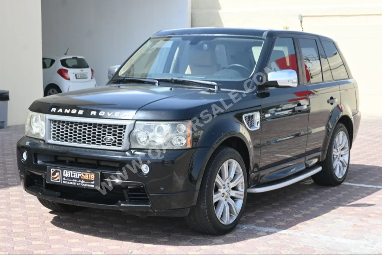 Land Rover  Range Rover  Sport HSE  2008  Automatic  345,000 Km  8 Cylinder  Four Wheel Drive (4WD)  SUV  Black