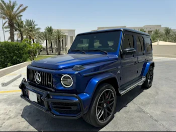Mercedes-Benz  G-Class  63 AMG  2021  Automatic  18,000 Km  8 Cylinder  Four Wheel Drive (4WD)  SUV  Blue  With Warranty