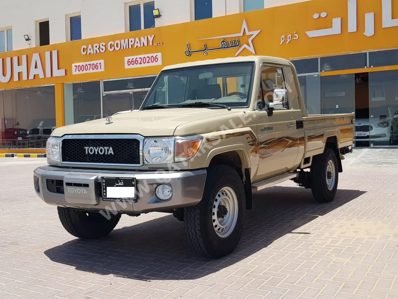 Toyota  Land Cruiser  LX  2023  Manual  16,000 Km  6 Cylinder  Four Wheel Drive (4WD)  Pick Up  Beige  With Warranty
