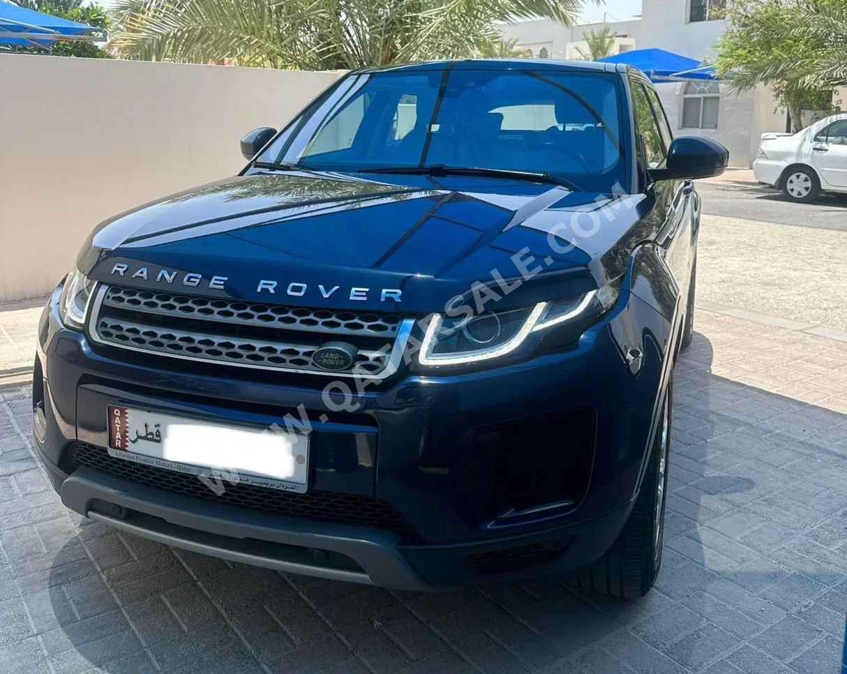 Land Rover  Evoque  2018  Automatic  110,000 Km  4 Cylinder  Four Wheel Drive (4WD)  SUV  Dark Blue