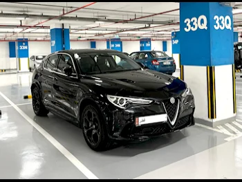 Alfa Romeo  Stelvio  2019  Tiptronic  57,800 Km  4 Cylinder  Four Wheel Drive (4WD)  SUV  Black  With Warranty