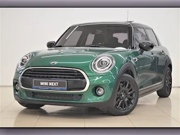 Mini  Cooper  2020  Automatic  66,000 Km  4 Cylinder  Front Wheel Drive (FWD)  Hatchback  Green  With Warranty