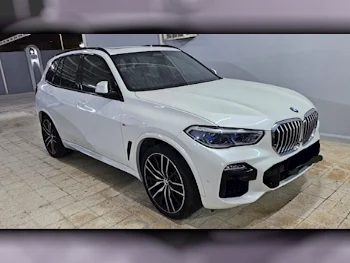 BMW  X-Series  X5  2019  Automatic  48,000 Km  8 Cylinder  Four Wheel Drive (4WD)  SUV  White  With Warranty