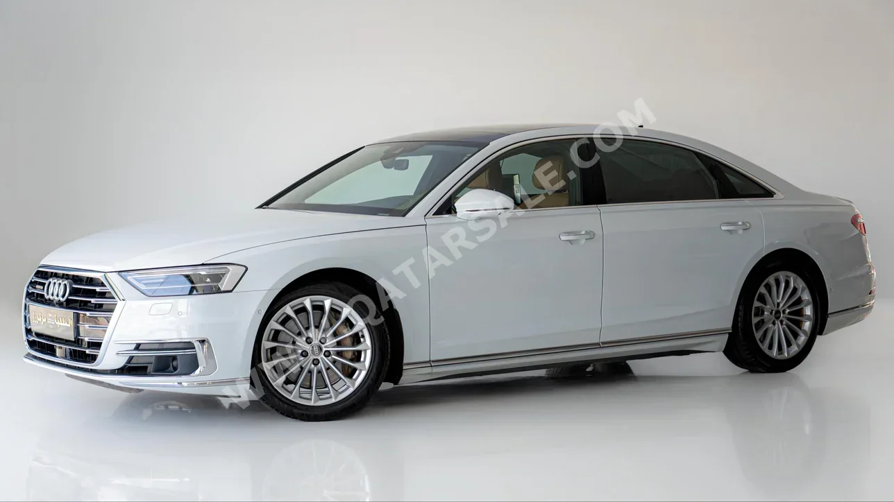 Audi  A8  L 55TFSI  2021  Automatic  30,000 Km  6 Cylinder  Rear Wheel Drive (RWD)  Sedan  White  With Warranty