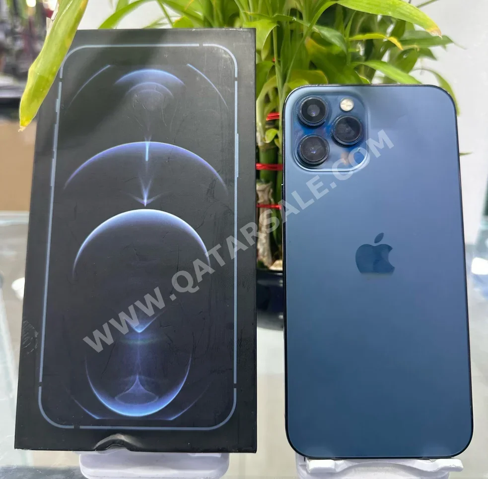 Apple  - iPhone 12  - Pro Max  - Blue  - 256 GB