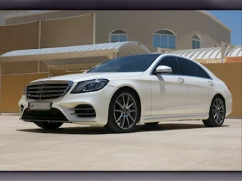Mercedes-Benz  S-Class  450  2020  Automatic  105,000 Km  6 Cylinder  Rear Wheel Drive (RWD)  Sedan  White