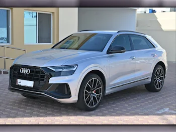 Audi  Q8  S-Line  2019  Automatic  75,000 Km  6 Cylinder  All Wheel Drive (AWD)  SUV  Silver  With Warranty