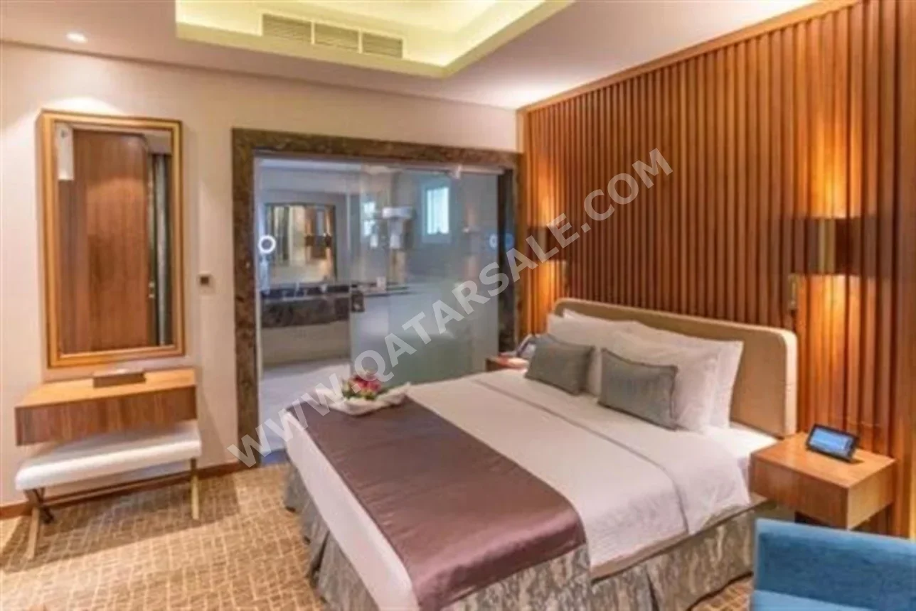 1 Bedrooms  Hotel apart  For Rent  in Doha -  Ras Abu Aboud  Fully Furnished