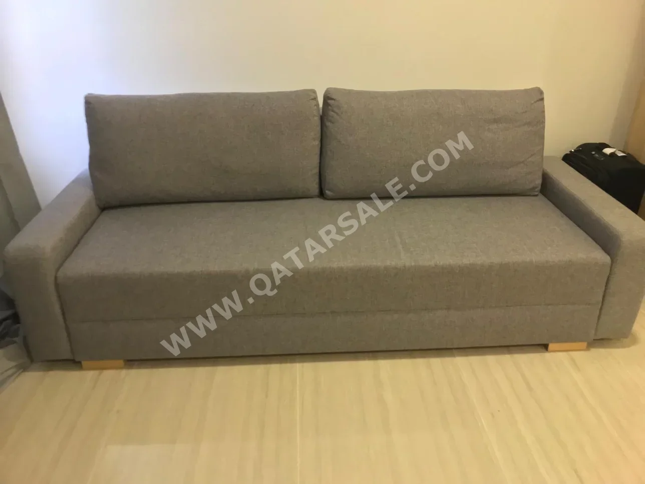 Sofas, Couches & Chairs IKEA  Sofa-bed  - Cotton / Cotton Blend  - Gray  and Side Tables  - Sofa Bed