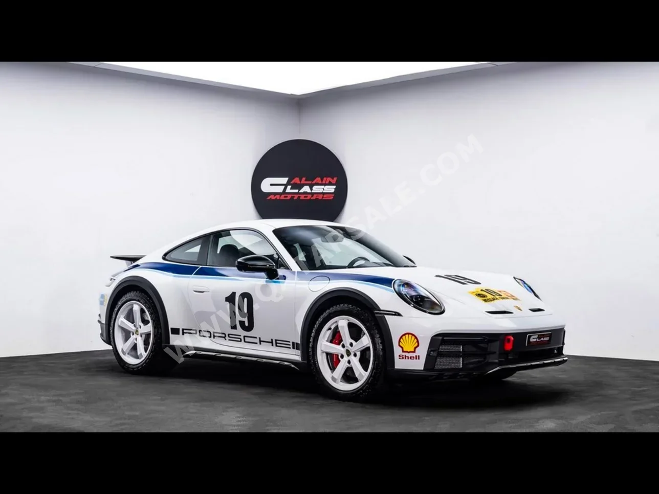 Porsche  911  Dakar  2023  Automatic  480 Km  6 Cylinder  All Wheel Drive (AWD)  Coupe / Sport  White and Blue  With Warranty
