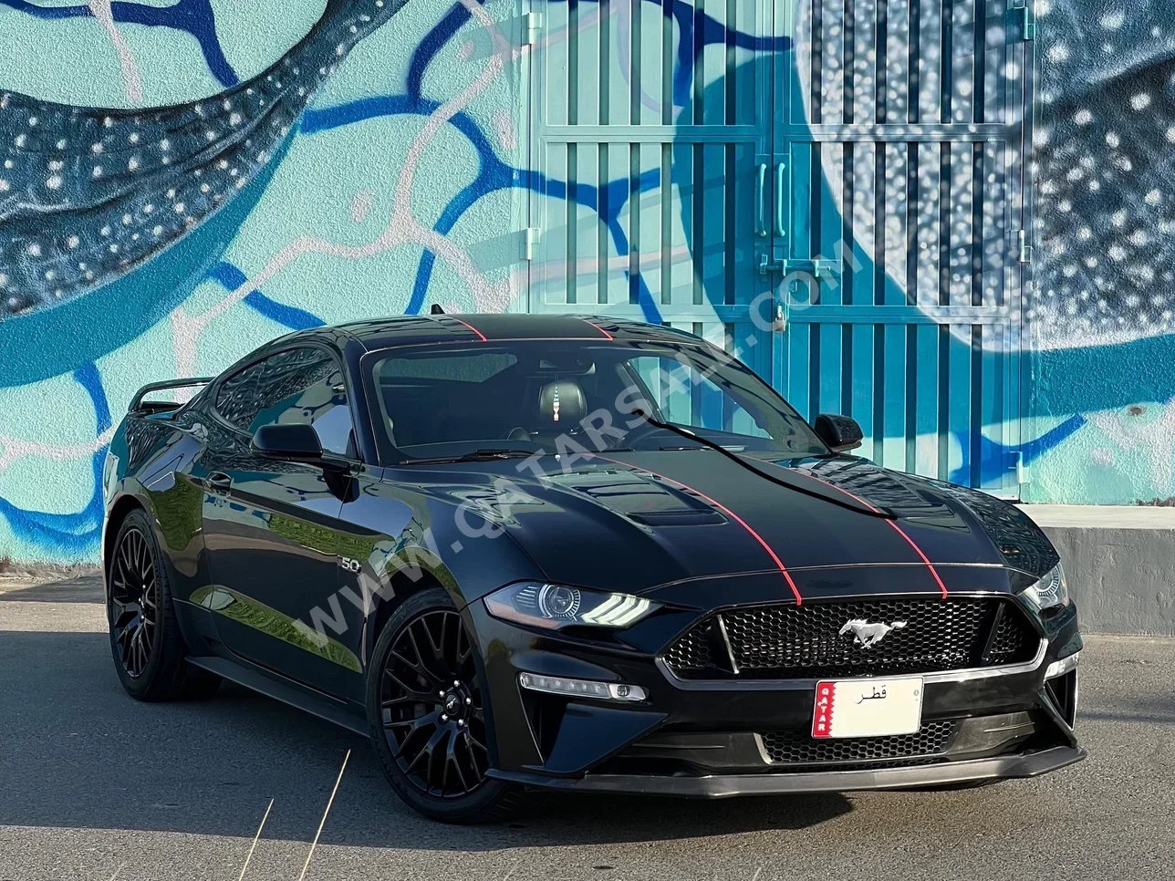 Ford  Mustang  GT Premium  2020  Automatic  61,000 Km  8 Cylinder  Rear Wheel Drive (RWD)  Coupe / Sport  Black