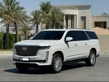 Cadillac  Escalade  600  2023  Automatic  49,000 Km  8 Cylinder  Four Wheel Drive (4WD)  SUV  White  With Warranty