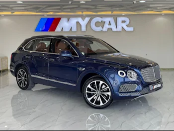 Bentley  Bentayga  2019  Automatic  59,000 Km  8 Cylinder  Four Wheel Drive (4WD)  SUV  Blue