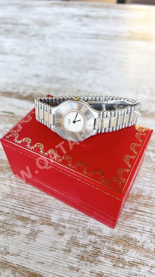Watches - Cartier  - Quartz Watch  - Silver  - Women Watches