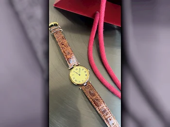 Watches - Cartier  - Quartz Watch  - Brown  - Unisex Watches