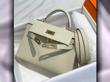 Bags  - Hermes  - White  - Vegan Leather  - For Women