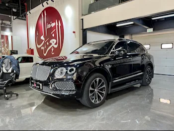 Bentley  Bentayga  2018  Automatic  100,000 Km  8 Cylinder  Four Wheel Drive (4WD)  SUV  Black