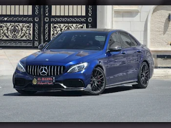 Mercedes-Benz  C-Class  63 AMG S  2018  Automatic  94,000 Km  8 Cylinder  Rear Wheel Drive (RWD)  Convertible  Blue  With Warranty