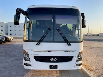 Hyundai  Universe Space  Luxury  2019  Manual  32,000 Km  6 Cylinder  Rear Wheel Drive (RWD)  Van / Bus  White