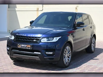 Land Rover  Range Rover  Sport Super charged  2016  Automatic  132,000 Km  8 Cylinder  Four Wheel Drive (4WD)  SUV  Dark Blue