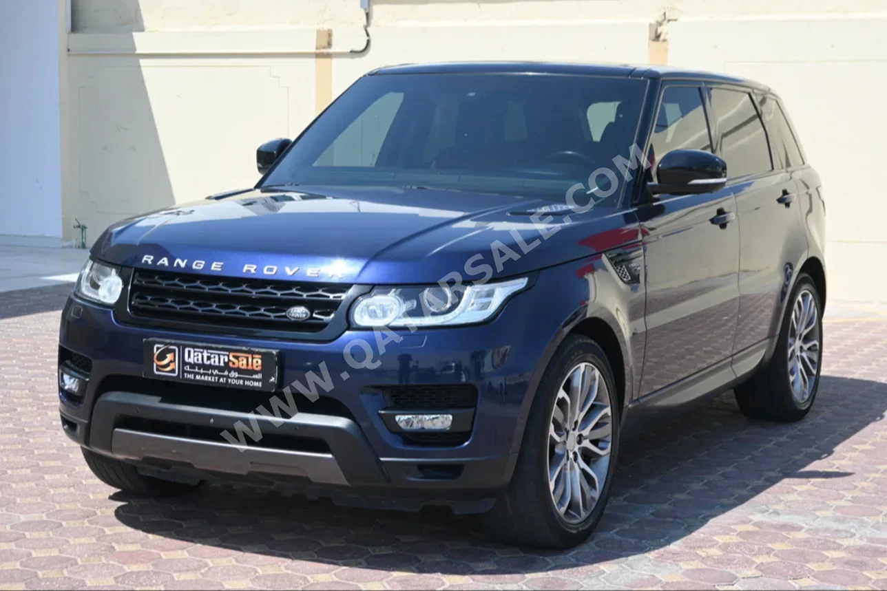 Land Rover  Range Rover  Sport Super charged  2016  Automatic  132,000 Km  8 Cylinder  Four Wheel Drive (4WD)  SUV  Dark Blue