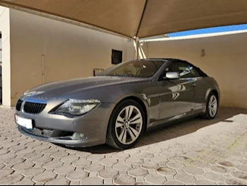BMW  6-Series  630i  2009  Automatic  101,000 Km  6 Cylinder  All Wheel Drive (AWD)  Convertible  Gray