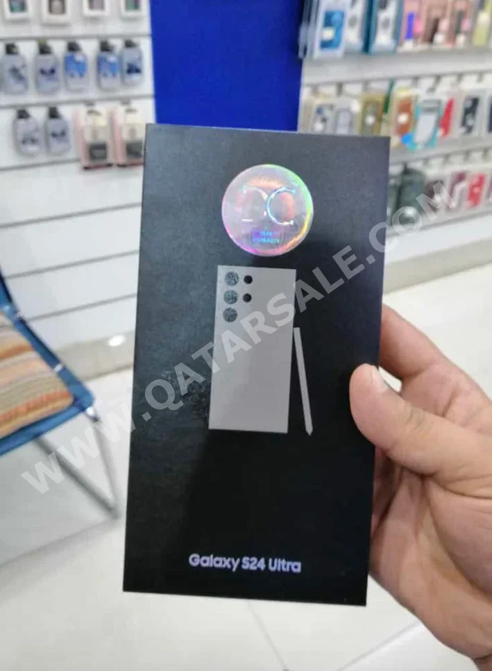 Samsung  - Galaxy S  - 24 Ultra  - Natural Titanium  - 256 GB  - Under Warranty