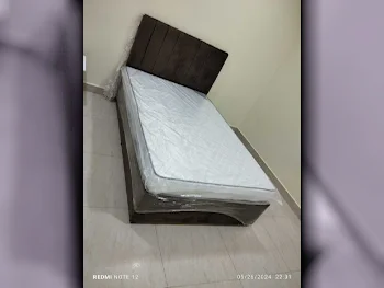 Beds - Single  - Brown  - Mattress Included