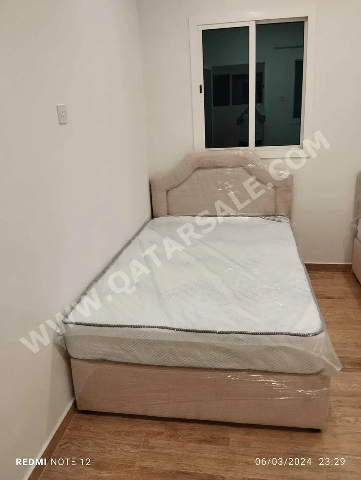 Beds - Single  - Gray  - Mattress Included